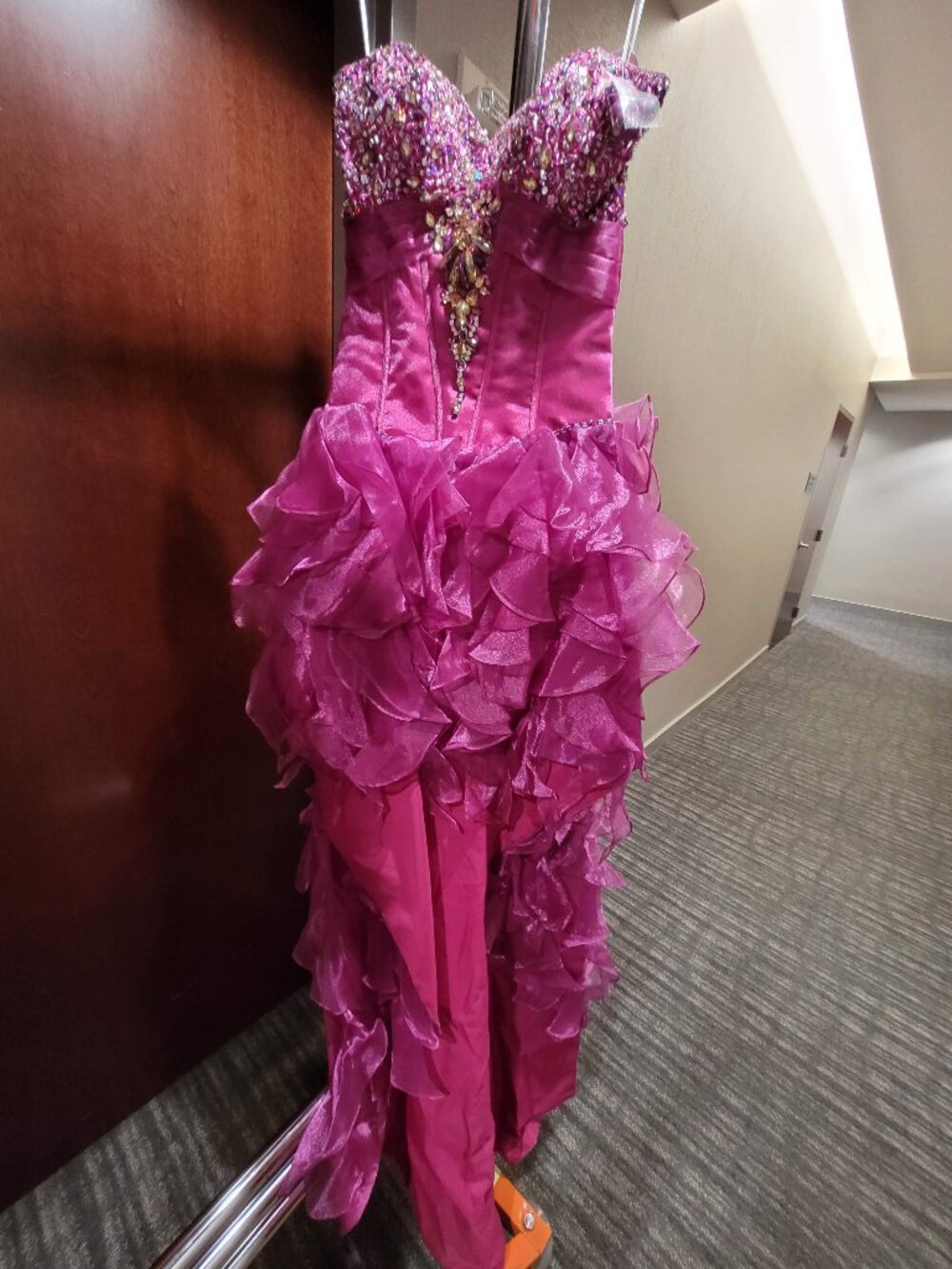 Tiffany Designs 14416 Size 4 Purple Prom Dress